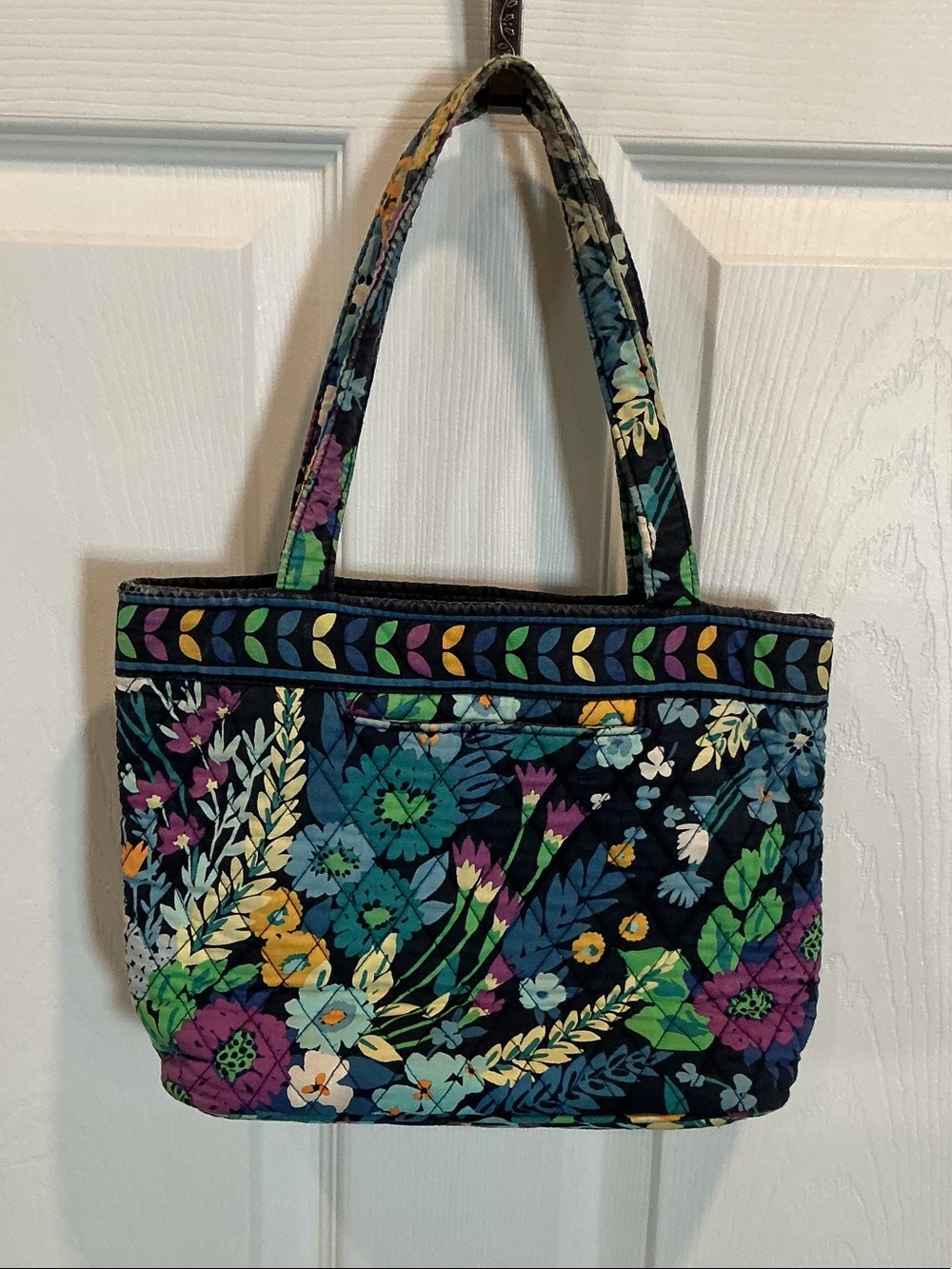 Vera Bradley Quilted Floral Tote Bag in Multi-Color